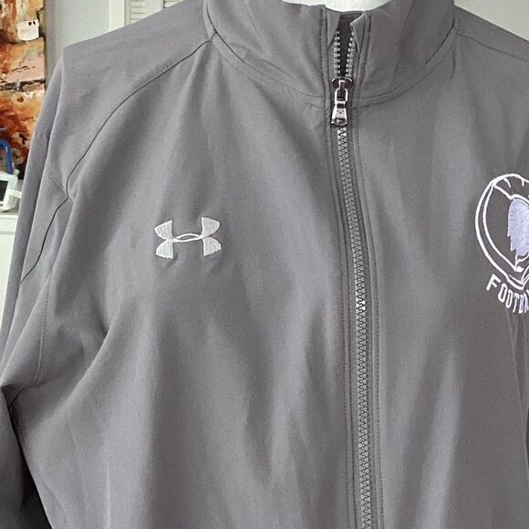 Mens Under Armour large 2 piece running, track, outdoor, warm up suit. 0612 - Picture 4 of 13